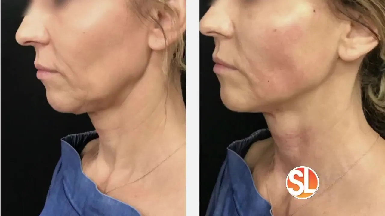 Defined jawline with Radiesse